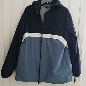 NIKE hooded lined windbreaker